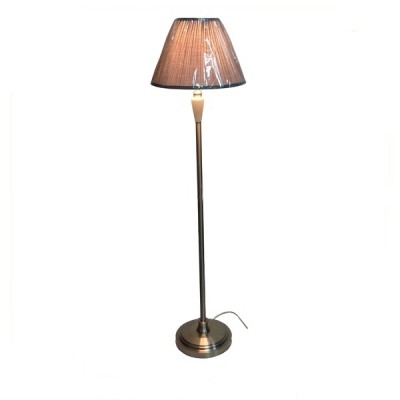 Have brushed lamp shade classic nickel floor lamp (IH-T002F)