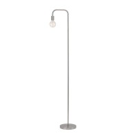 Globe Electric Holden 70" Floor Lamp Brushed iron in-Line On/Off Foot Switch